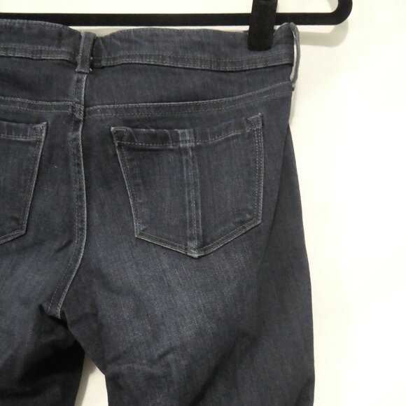 R JEANS Petites | size 26P | Classic Dark Wash Straight Leg Jeans - Picture 12 of 16